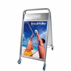 Gadeskilt A1 Expo Sign Lux m. hjul