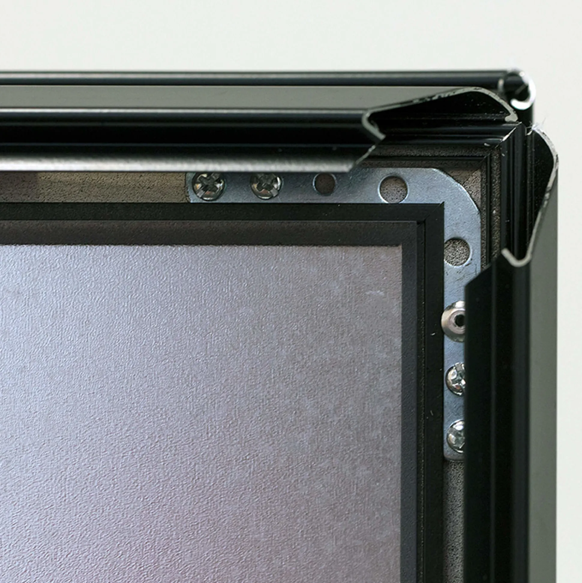 Gadeskilt Alu-line, 70x100cm sort