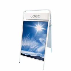 Gadeskilt Expo, 70x100 cm, hvid