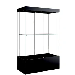 Glasmontre Athene 120 cm, m. 1 hylde