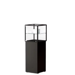 Glasmontre Lux m. 1 hylde & sokkel