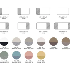 Glastavle Mood Fabric Wall 175x100 cm