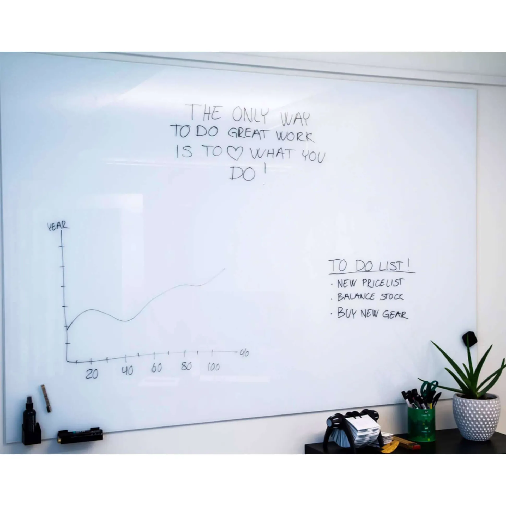 Glastavle Naga 180x120 cm