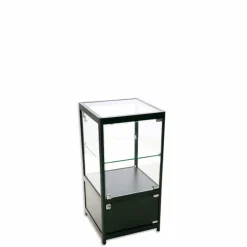 Glasvitrine Allum, m/låsbar skab