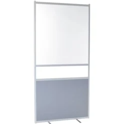 Gulvafskærmning Ultimate transparent/grå inkl. luge