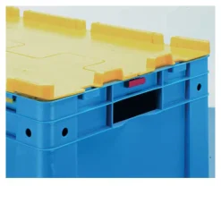 Heavy duty kasse låg 40x30 cm blå