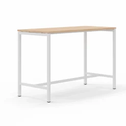 Højbord Monik 70x160, hvidt stel