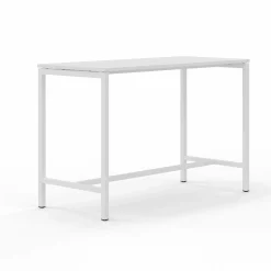 Højbord Monik 70x160, hvidt stel