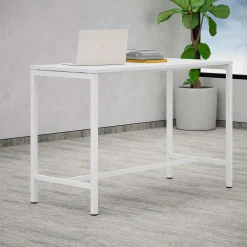 Højbord Monik 70x160, hvidt stel