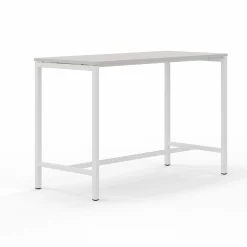 Højbord Monik 70x160, hvidt stel