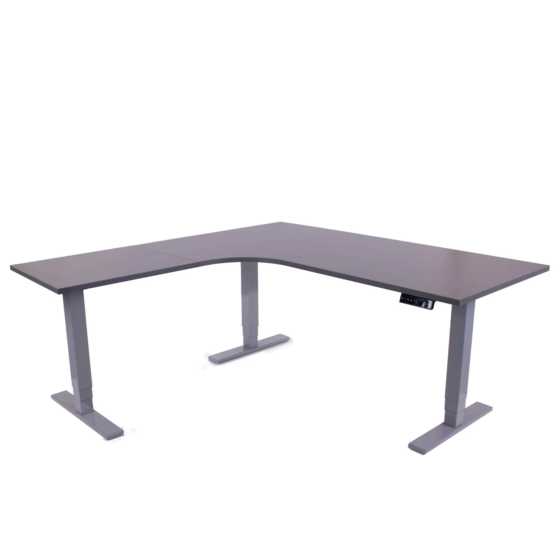 Hjørne hæve sænkebord 180x180 - Corporate