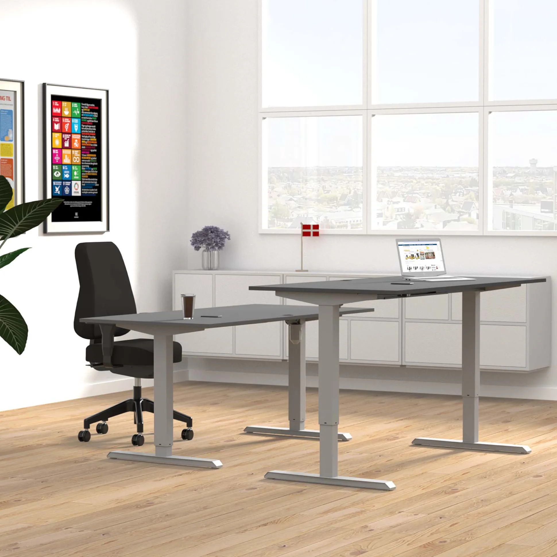 Hæve sænkebord 90x180 - Manager