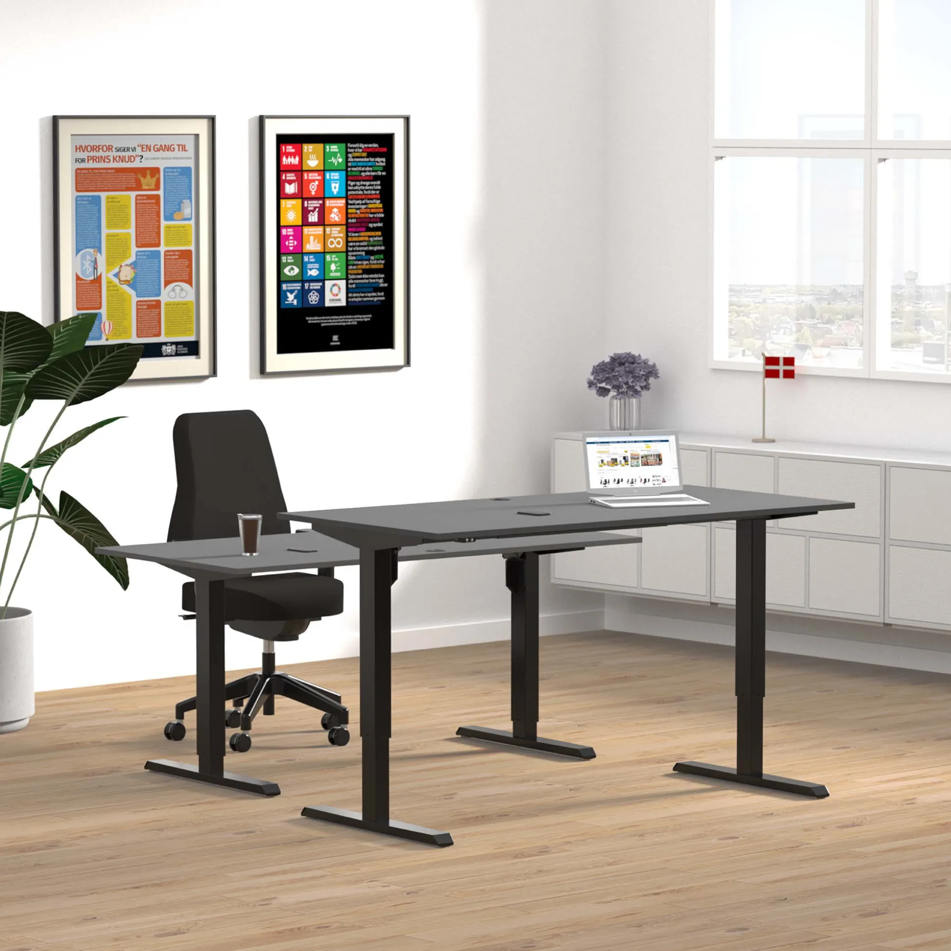 Hæve sænkebord 80x140 - Manager