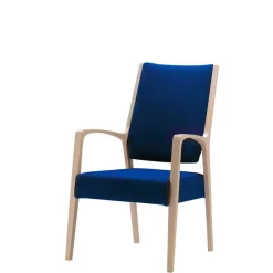 Hvilestol 7030, eg/blå