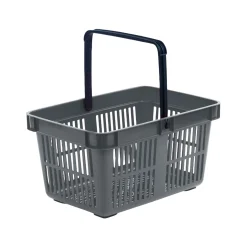 Indkøbskurv Great 27 liter, mørkegrå