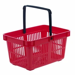 Indkøbskurv Standard 20 liter, rød