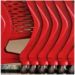 Indkøbsvogn 80 liter i plast, sort