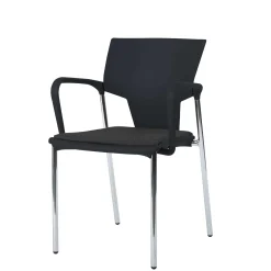 Kantine/mødestol Aktiva m. polster & armlæn