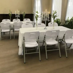 Klapbord + 6 klapstole American