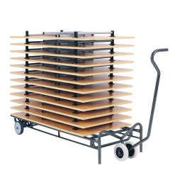 Klapbord Stabelfix Lux II 80x140, sort stel