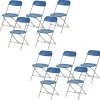 Klapstol Samson Lux 10 stk, blå