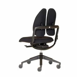 Kontorstol Duo-Back, sort