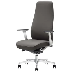 Kontorstol ELC Arco læder mørkegrå