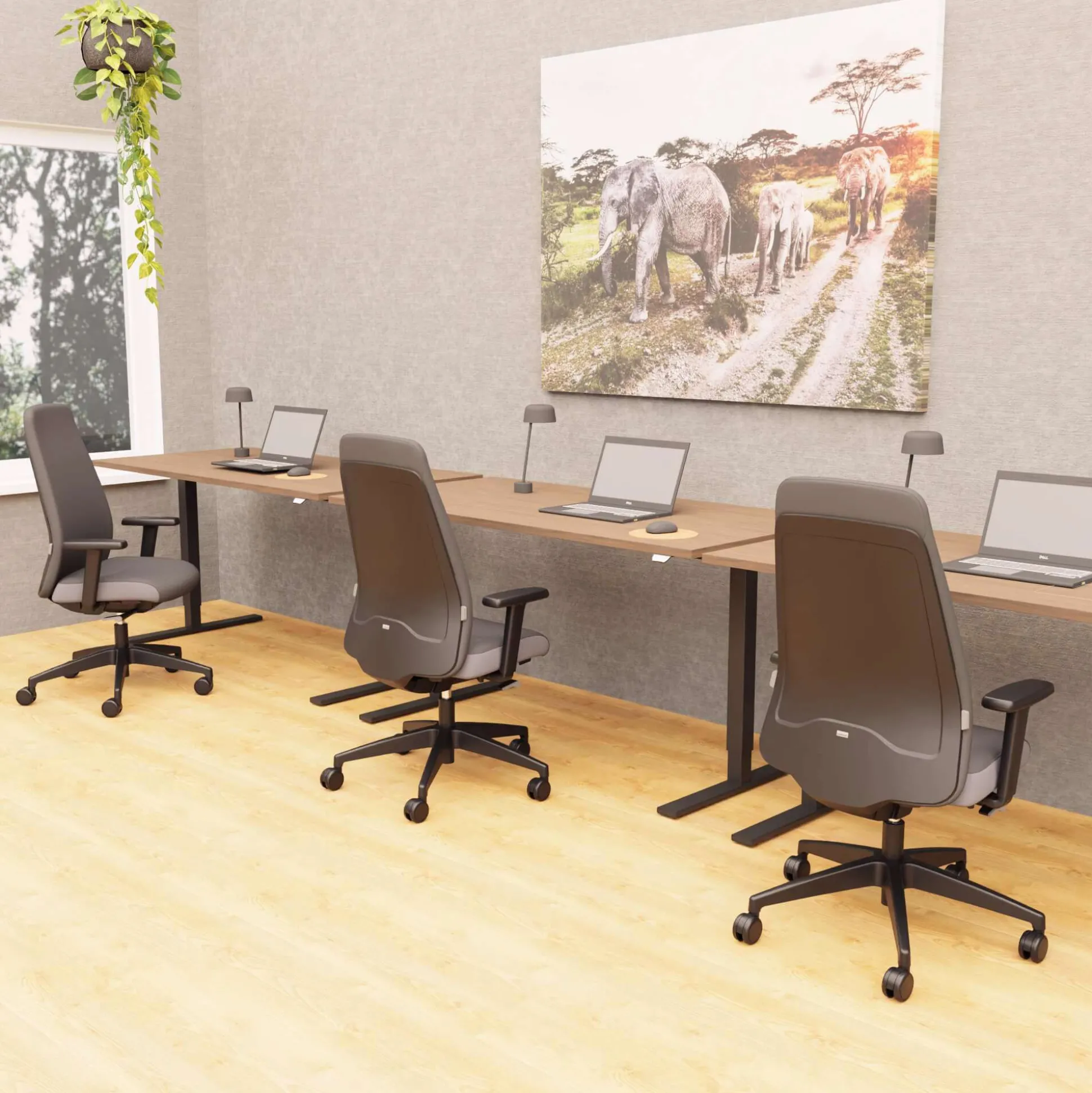 Kontorstol Every EV157, sort Manhattan