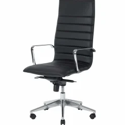 Kontorstol Prestige høj ryg, sort