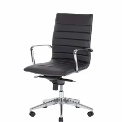 Kontorstol Prestige mellem ryg, sort