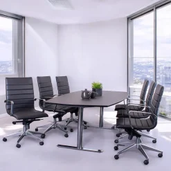 Kontorstol Prestige mellem ryg, sort