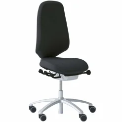 Kontorstol RH Mereo 300, gråt stel, sort