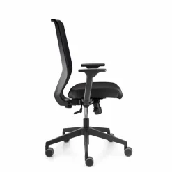 Kontorstol Valo Sync2 netryg, sort