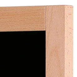 Kridttavle WOOD 80x120 cm, sort