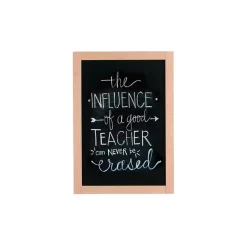 Kridttavle WOOD 30x40 cm, sort