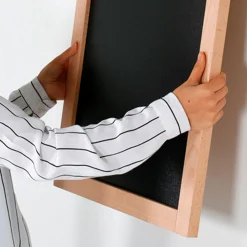 Kridttavle WOOD 30x40 cm, sort