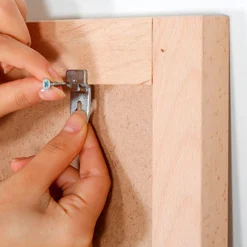 Kridttavle WOOD 60x80 cm, sort