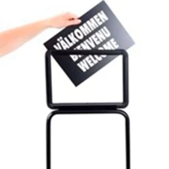 Kurvevogn 27-30 liter med skiltestativ