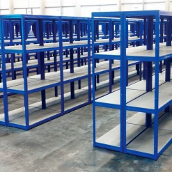 Lagerreol Future 45x90x180h blå, Sættilbud 10 stk