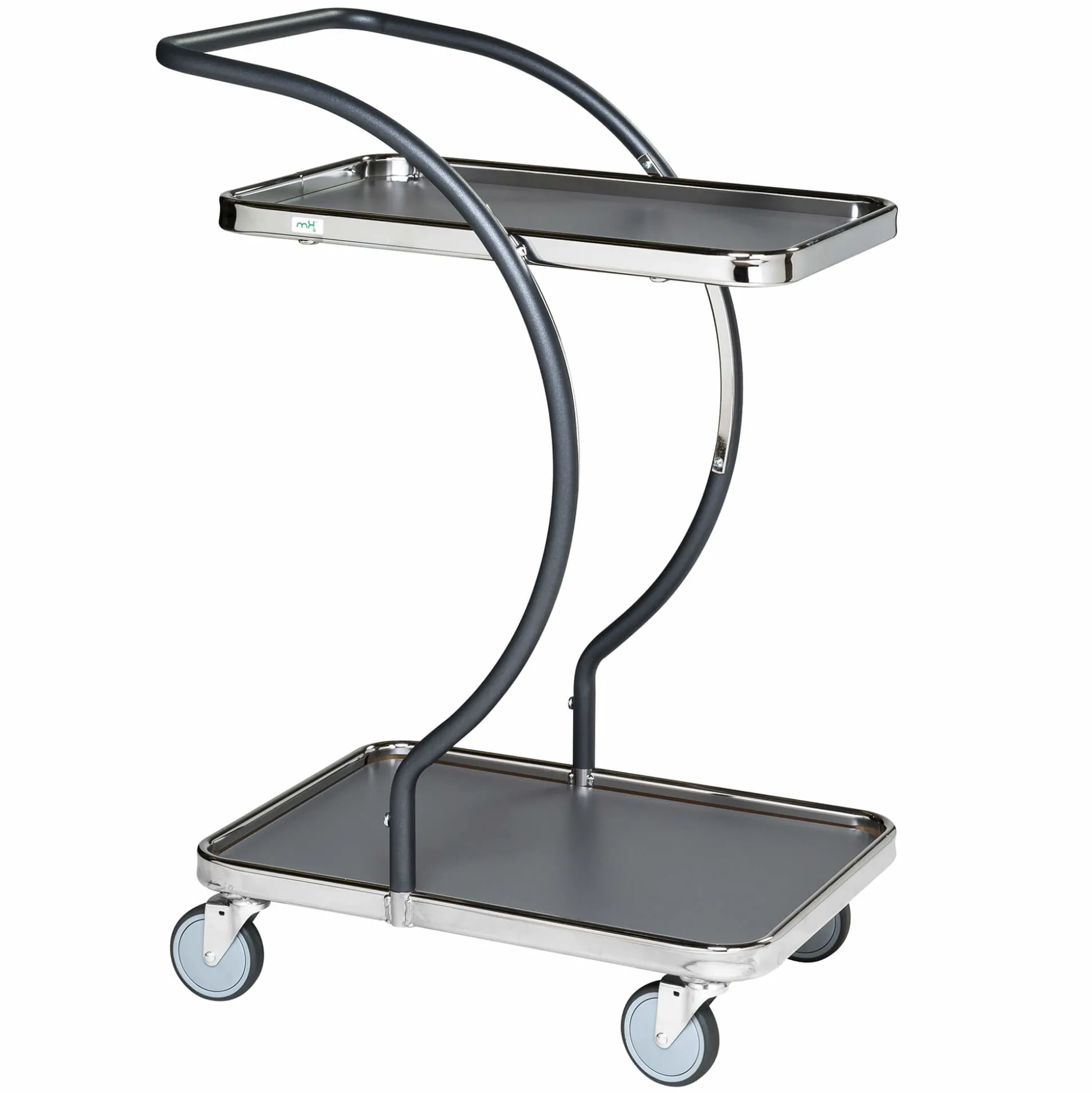 Lille bordvogn C-line m. 2 hylder