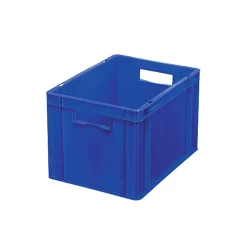 Lux Euro kasse 40x30x27 cm blå