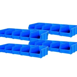 LUX Vægskinne 50 cm. 4 stk. m. forrådsbk.