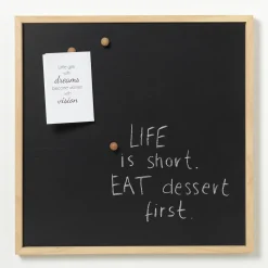 Magnetisk kridttavle Naga 60x60 cm, sort