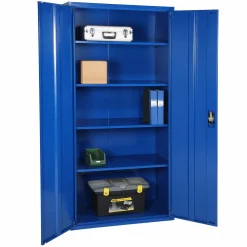 Materialeskab 50x100x200h blå