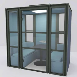 Mødeboks Quiet Space 4, blå