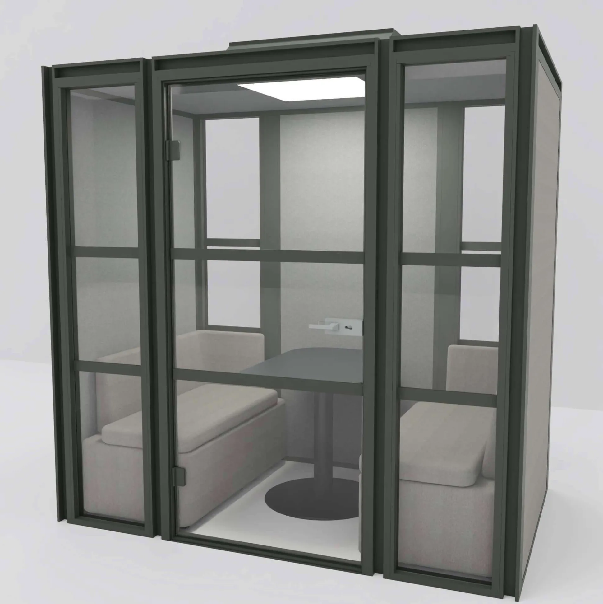 Mødeboks Quiet Space 4, grå