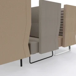 Møderum Wave høj ryg til 4 personer