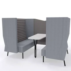 Møderum Wave høj ryg til 6 personer