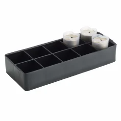 Møntbakke til 5 og 20 kr. tutter, sort