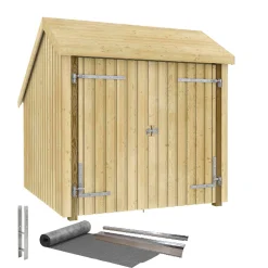 Modul cykelskur m/låger